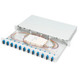 Digitus LWL-splejsebox, udstyret, 12x SC DX, OS2, Splejse boks 