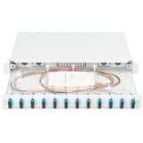 Digitus LWL-splejsebox, udstyret, 12x SC DX, OS2, Splejse boks 