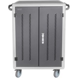 Digitus Mobil opladningsskab, 30 ladepladser, til notebooks/tablets op til 15,6", Ladestation Sort