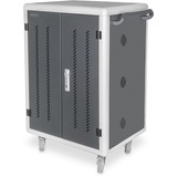Digitus Mobil opladningsskab, 30 ladepladser, til notebooks/tablets op til 15,6", Ladestation Sort