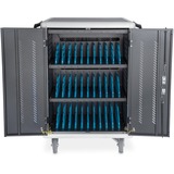 Digitus Mobil opladningsskab, 30 ladepladser, til notebooks/tablets op til 15,6", Ladestation Sort