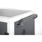 Digitus Mobil opladningsskab, 30 ladepladser, til notebooks/tablets op til 15,6", Ladestation Sort