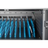 Digitus Mobil opladningsskab, 30 ladepladser, til notebooks/tablets op til 15,6", Ladestation Sort
