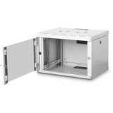 Digitus SoHo Line 7U 19" Wall Mounting Cabinet Vægmonteret stativ Grå, IT kabinet grå, Vægmonteret stativ, 7U, 100 kg, 20 kg, Grå