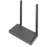 Digitus Trådløst HDMI KVM Extender Sæt, HDMI-udvidelse forlænger Sort