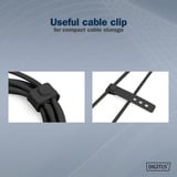 Digitus USB 2.0 silikone tilslutningskabel USB-C > USB-C Sort