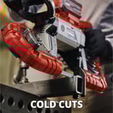 EINHELL Power X-Change Akku-båndsav TE-MB 18/127 Li-Solo, 18 Volt Rød/Sort