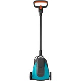 GARDENA HandyMower Skubbe plæneklipper Batteri Sort, Blå, Orange grå/Turkis, Skubbe plæneklipper, 2,2 cm, 3 cm, 5 cm, 50 m², LED