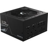 GIGABYTE UD750GM PG5 enhed til strømforsyning 750 W 20+4 pin ATX ATX Sort, PC strømforsyning Sort, 750 W, 100 - 240 V, 12 A, Aktiv, 105 W, 732 W