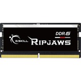 G.Skill Ripjaws F5-4800S3434A16GX1-RS hukommelsesmodul 16 GB 1 x 16 GB DDR5 4800 Mhz Sort, 16 GB, 1 x 16 GB, DDR5, 4800 Mhz, 262-pin SO-DIMM