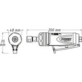 Hazet 9032P-1, Vinkelsliber Sort