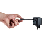 Intenso Strømforsyning W65ACIC GaN, Oplader Sort