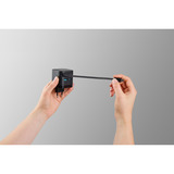 Intenso Strømforsyning W65ACIC GaN, Oplader Sort