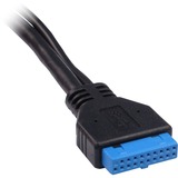 Inter-Tech CI-01 kortlæser USB 3.2 Gen 1 (3.1 Gen 1) Intern Sort Sort