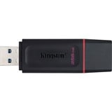 Kingston DataTraveler Exodia - USB 3.2 Flash Drive, USB-stik Sort/Rød, 256 GB, USB Type-A, 3.2 Gen 1 (3.1 Gen 1), Hætte, 11 g, Sort, Lyserød