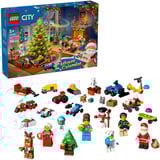 LEGO City Julekalender 2025, Bygge legetøj Byggesæt, 5 År, Plast, 186 stk, 349 g