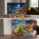LEGO City Julekalender 2025, Bygge legetøj Byggesæt, 5 År, Plast, 186 stk, 349 g