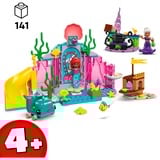 LEGO Disney Princess Ariels krystalhule, Bygge legetøj Byggesæt, 4 År, Plast, 141 stk, 416 g