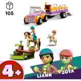 LEGO Heste- og ponytrailer, Bygge legetøj Byggesæt, 4 År, Plast, 105 stk, 248 g