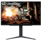 LG 27GS75QX, Gaming Skærm mørk grå