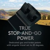 Logitech Heavy Equipment Bundle Sort USB 2.0 Rat + Pedaler Analog/digital PC, Simulatorsæt Sort/grå, Rat + Pedaler, PC, Analog/digital, 900°, Ledningsført, USB 2.0