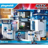 PLAYMOBIL 6872 City Action Politicentral med fængsel, Bygge legetøj 