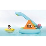 PLAYMOBIL Junior Aqua: Badeø med vandrutsjebane, Bygge legetøj 
