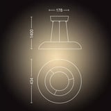 Philips Hue White Ambiance Amaze Pendelampe, LED lys Hvid