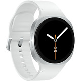 Samsung Galaxy Watch 8 3,3 cm (1.3") AMOLED 40 mm Digital 438 x 438 pixel Berøringsskærm Sølv Wi-Fi GPS (satellit), SmartWatch Sølv, 3,3 cm (1.3"), AMOLED, Berøringsskærm, 32 GB, GPS (satellit), 30 g