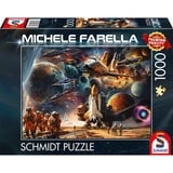 Schmidt Spiele Michele Farella: Fascination for rumfart - Rejse til fjerne galakser, Puslespil 