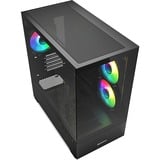 Sharkoon MK6 RGB, Towerkabinet Sort