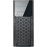 SilverStone PS13 Mini Tower Sort, Towerkabinet Sort, Mini Tower, PC, Sort, ATX, micro ATX, Plast, Stål, Hjemme/kontor