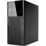 SilverStone PS13 Mini Tower Sort, Towerkabinet Sort, Mini Tower, PC, Sort, ATX, micro ATX, Plast, Stål, Hjemme/kontor