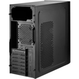 SilverStone PS13 Mini Tower Sort, Towerkabinet Sort, Mini Tower, PC, Sort, ATX, micro ATX, Plast, Stål, Hjemme/kontor