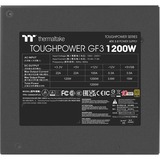 Thermaltake Toughpower GF3 1200W, PC strømforsyning Sort