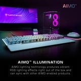 Turtle Beach Vulcan II, Gaming-tastatur aluminium (brushed)/Hvid, DE-layout, TITAN II Red