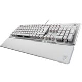 Turtle Beach Vulcan II, Gaming-tastatur aluminium (brushed)/Hvid, DE-layout, TITAN II Red