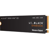WD Black SN850X NVMe 4 TB, Solid state-drev Sort