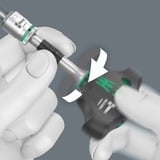 Wera Kraftform Kompakt 400 RA Sæt 2, med ratfunktion, Topnøgle Sort/Grøn