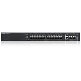 Zyxel XGS2220-30F Administreret L3 Sort, Switch Administreret, L3, Stativ-montering