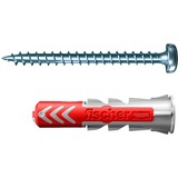 fischer DUOPOWER 6x30 S PH TX, Dyvel Lys grå/Rød