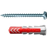fischer Dübel DUOPOWER 6x30 S PH TX, Dyvel Lys grå/Rød