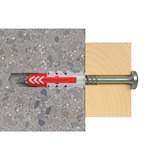 fischer Dübel DUOPOWER 6x30 S PH TX, Dyvel Lys grå/Rød