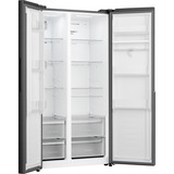 gorenje NRS917E41BX side-by-side køle-fryseskab Fritstående 544 L E Sort rustfrit stål (mørkt), Fritstående, Amerikansk dør, Sort, 2 dør(e), Berøring, LED