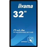 iiyama ProLite TF3239MSC-B1AG computerskærm 80 cm (31.5") 1920 x 1080 pixel Fuld HD LED Berøringsskærm Multibruger Sort, Offentlig visning Sort, 80 cm (31.5"), 1920 x 1080 pixel, Fuld HD, LED, 8 ms, Sort