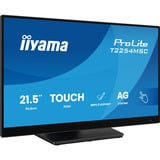 iiyama T2254MSC-B2AG, LED-skærm Sort (mat)