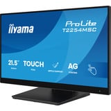 iiyama T2254MSC-B2AG, LED-skærm Sort (mat)