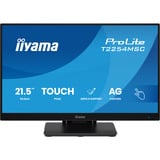 iiyama T2254MSC-B2AG computerskærm 54,6 cm (21.5") 1920 x 1080 pixel Fuld HD LED Berøringsskærm Sort, LED-skærm Sort (mat), 54,6 cm (21.5"), 1920 x 1080 pixel, Fuld HD, LED, 4 ms, Sort