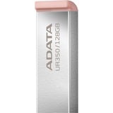 ADATA UR350-128G-RSR/BG, USB-stik nikkel/Brown