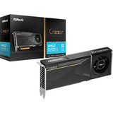 ASRock Radeon™ AI PRO R9700 32GB, Grafikkort Sort